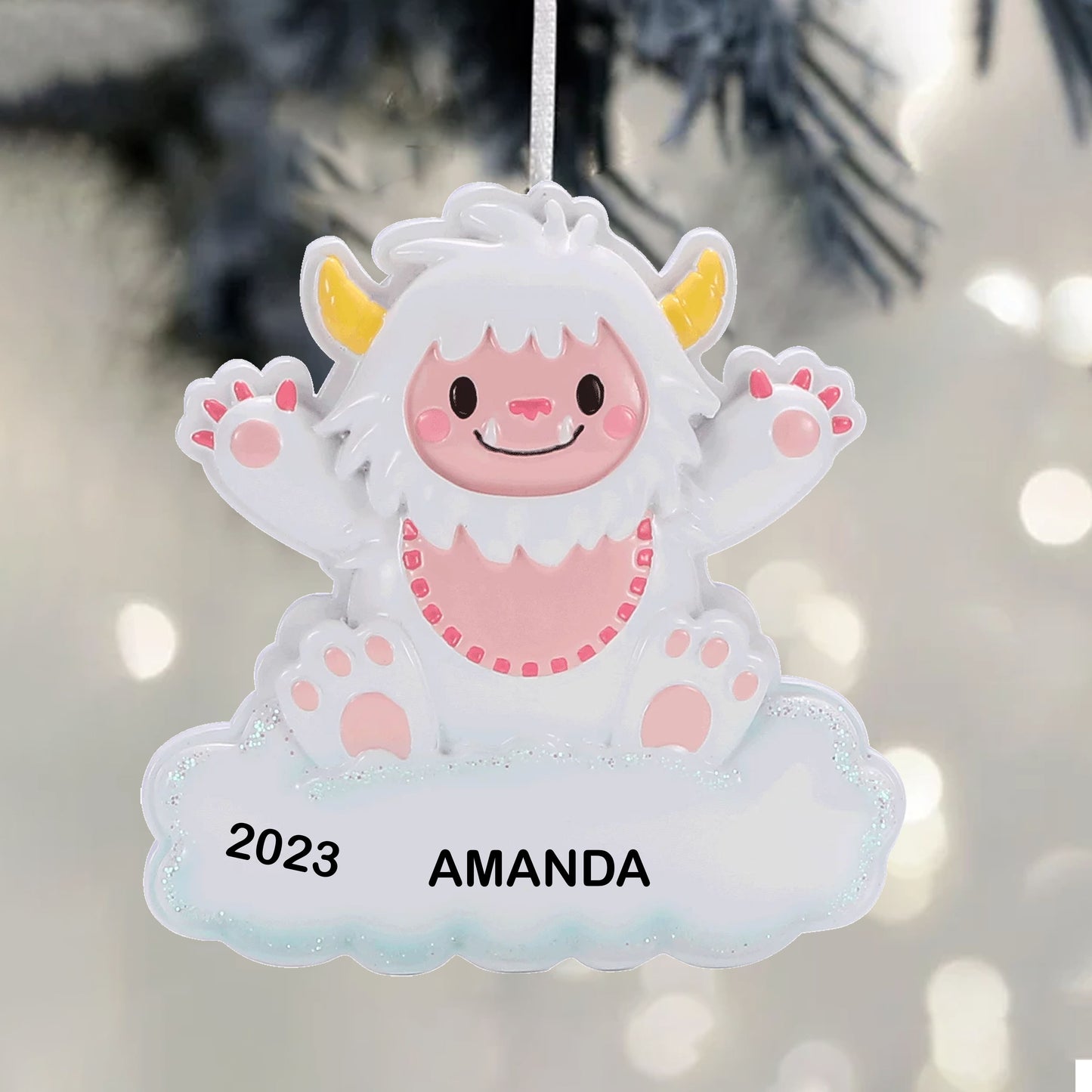 Baby Girl Christmas Ornament