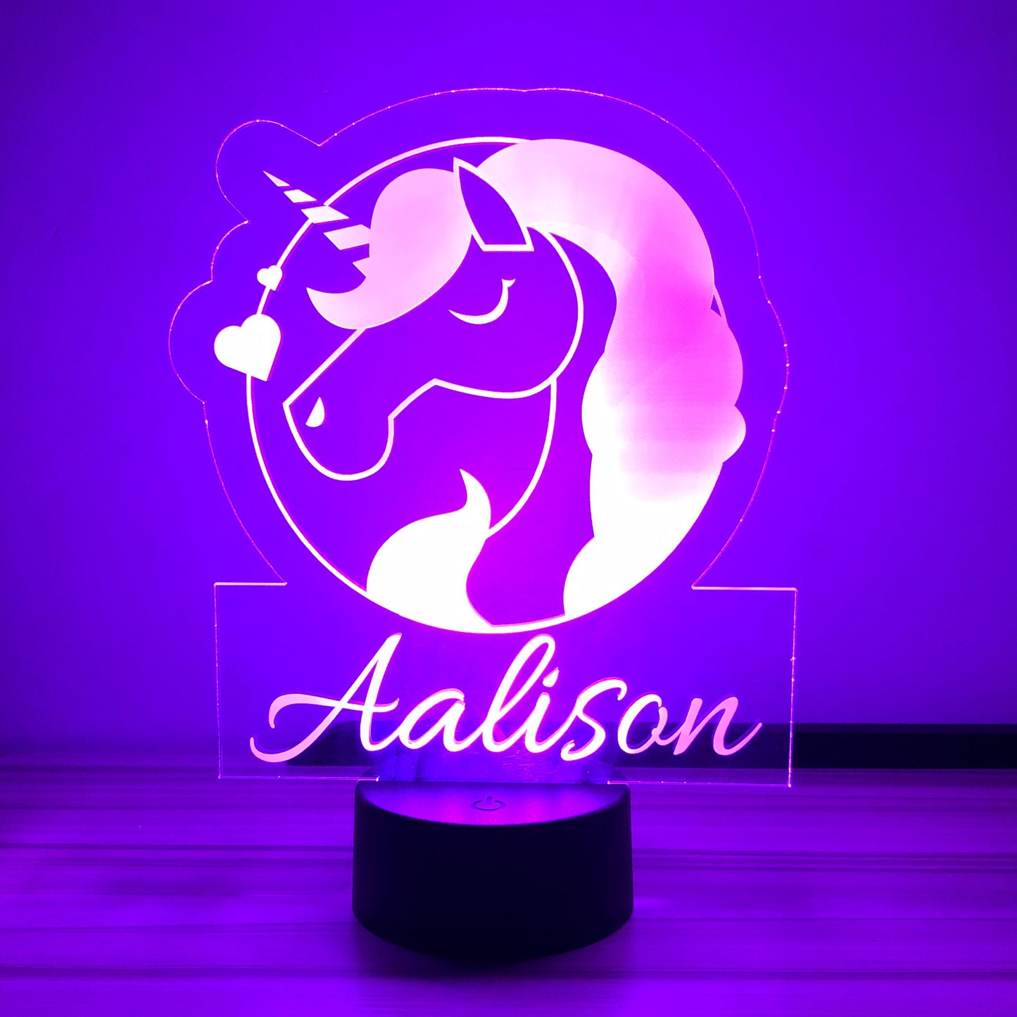 Custom Unicorn Led Night Light