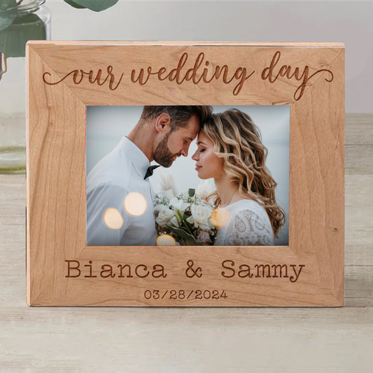 Custom Wedding Photo Frame