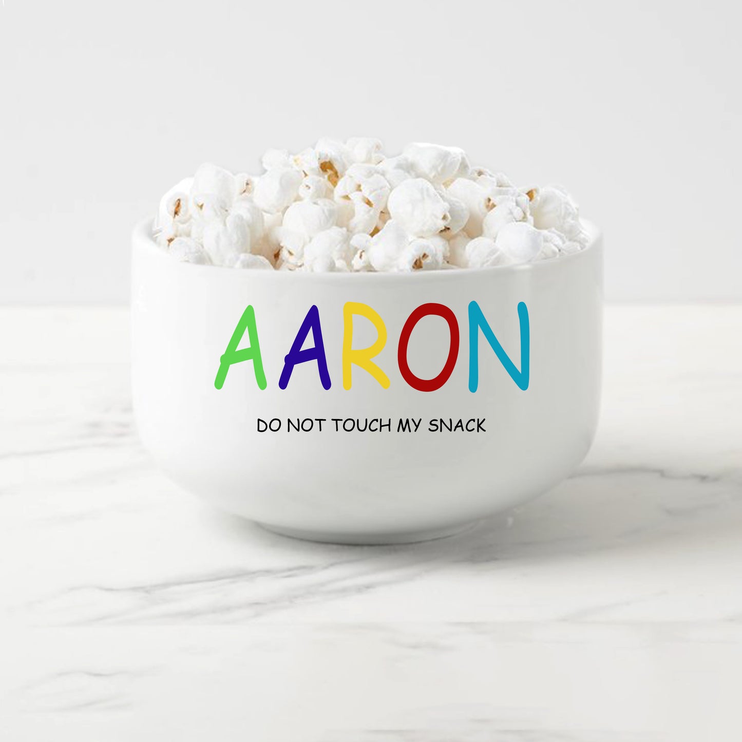 Personalized Kids Popcorn Bowl