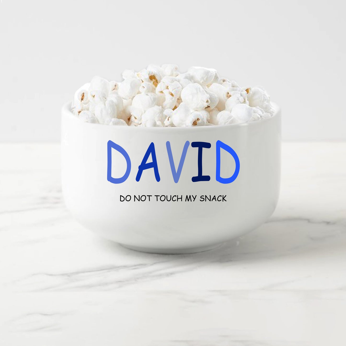 Personalized Kids Popcorn Bowl