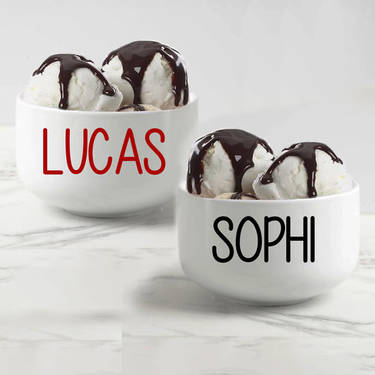 Custom Ice Cream Bowls