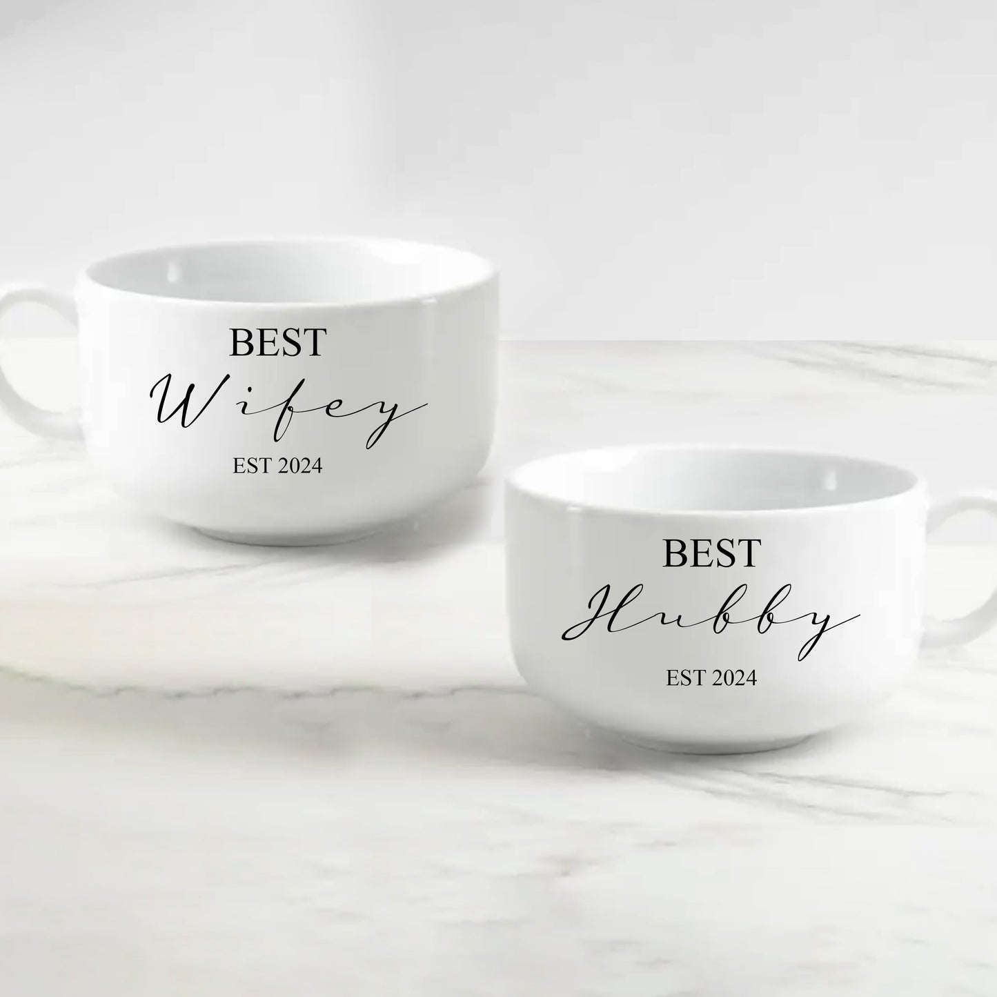 Custom Wedding Ice Cream Bowls