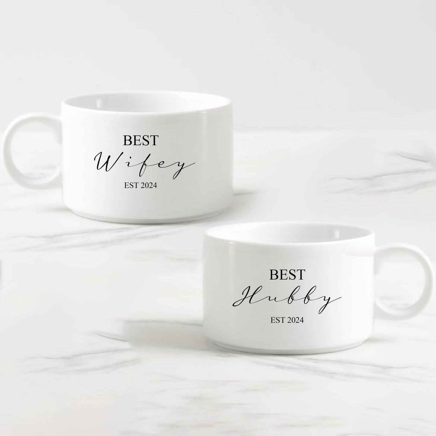 Custom Wedding Ice Cream Bowls