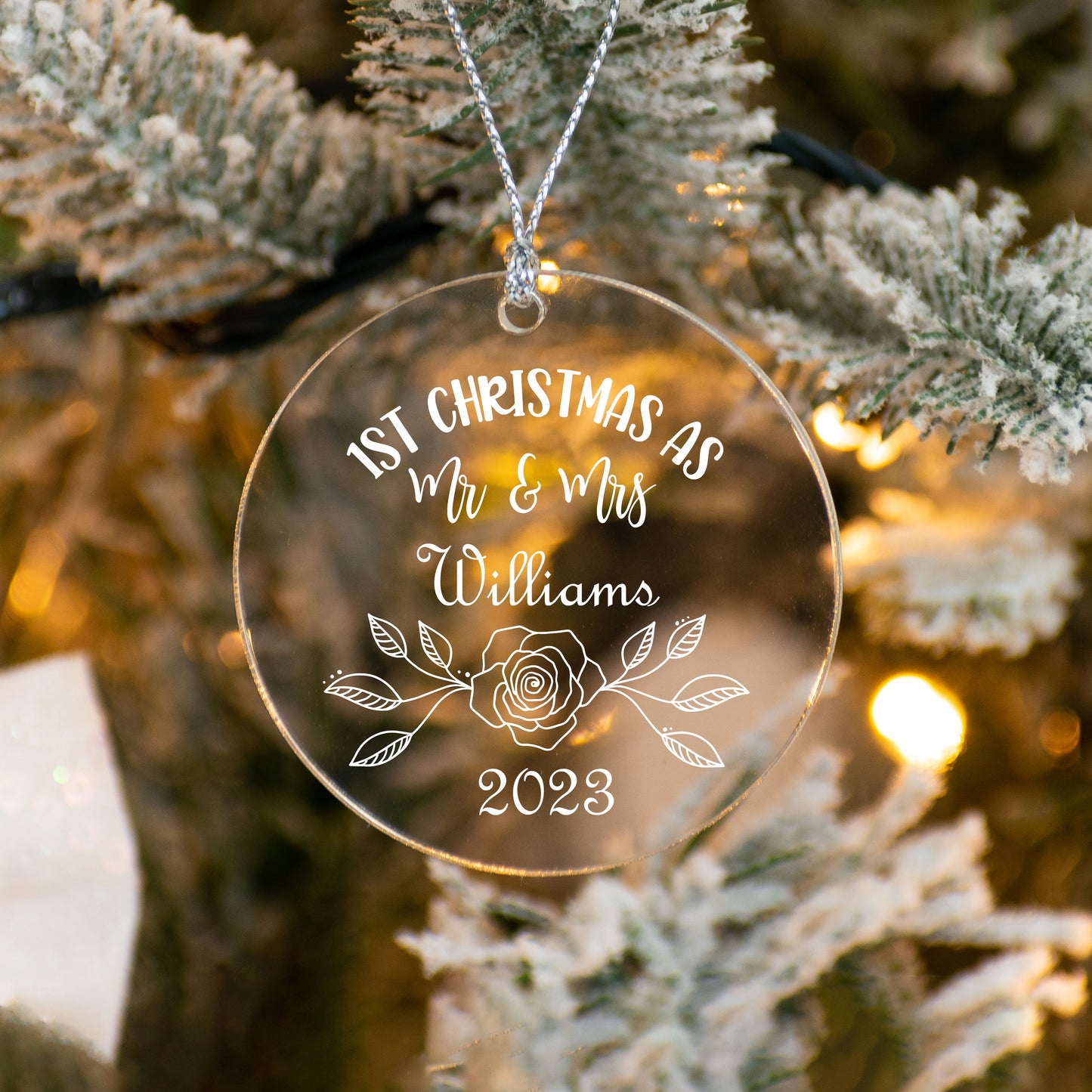 Wedding Christmas Ornament