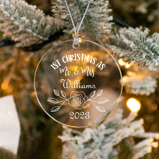 Wedding Christmas Ornament