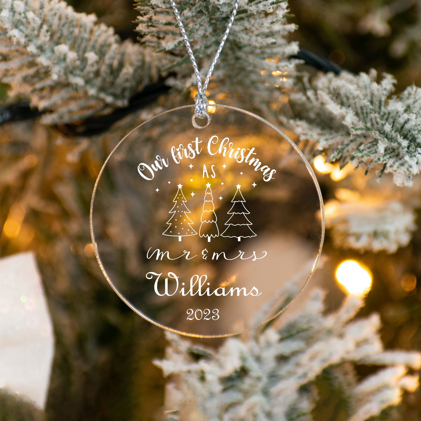 Wedding Christmas Ornament