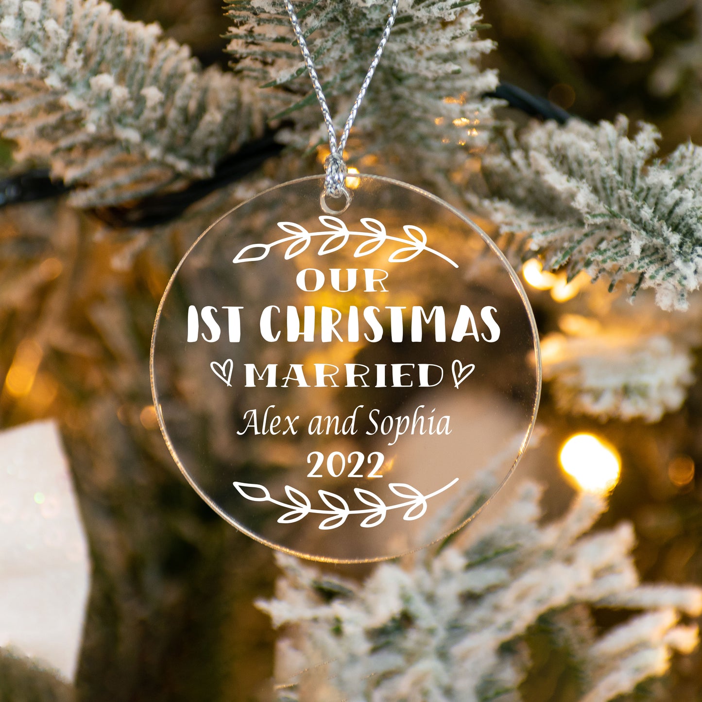 Wedding Christmas Ornament