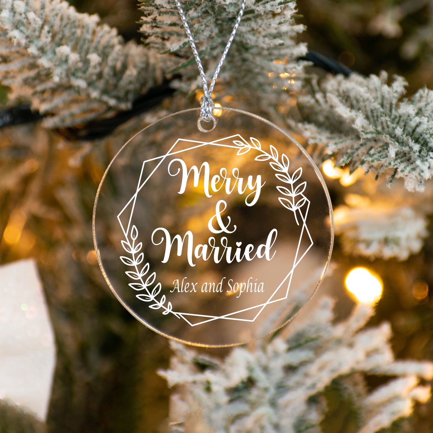 Wedding Christmas Ornament