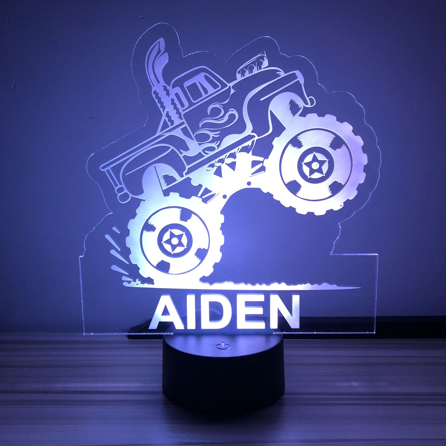 Personalized Monster Truck Led Night Light