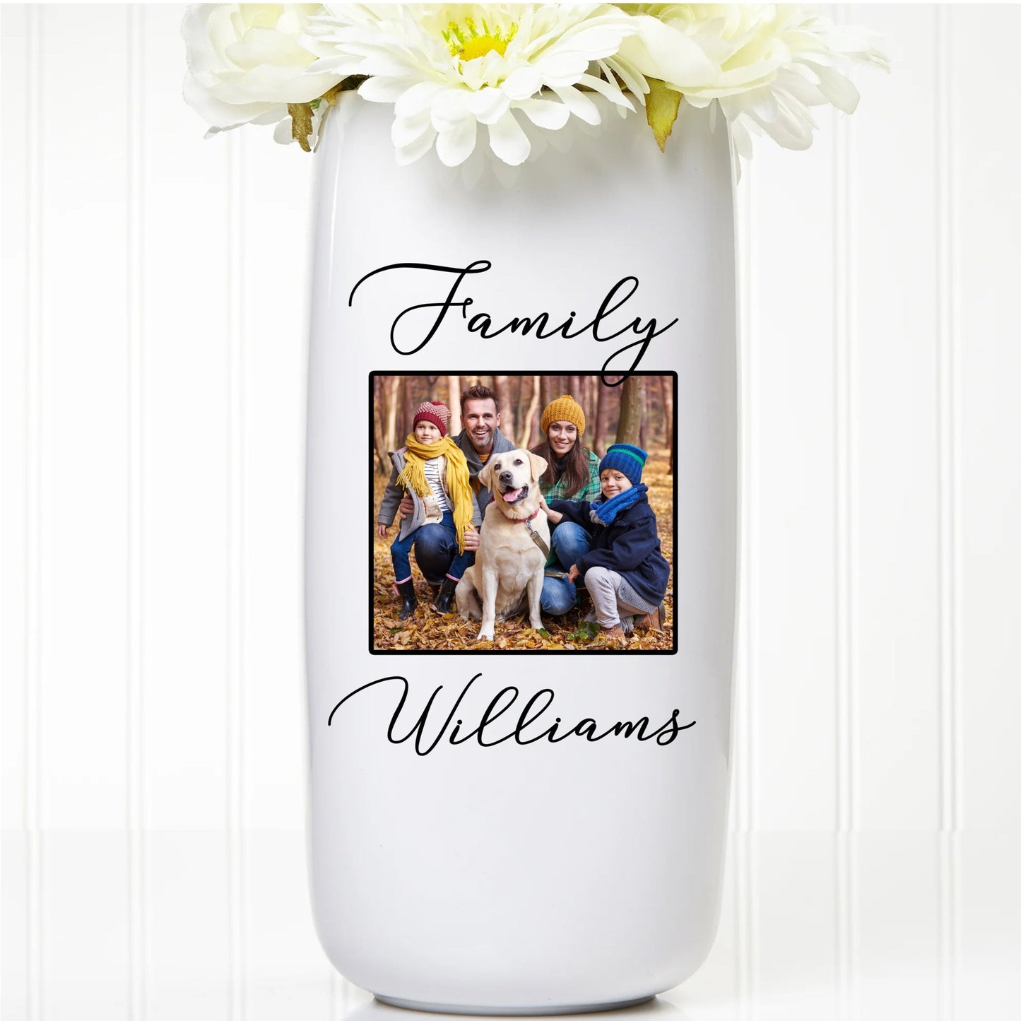 Personalized Your Photo Flower Vase