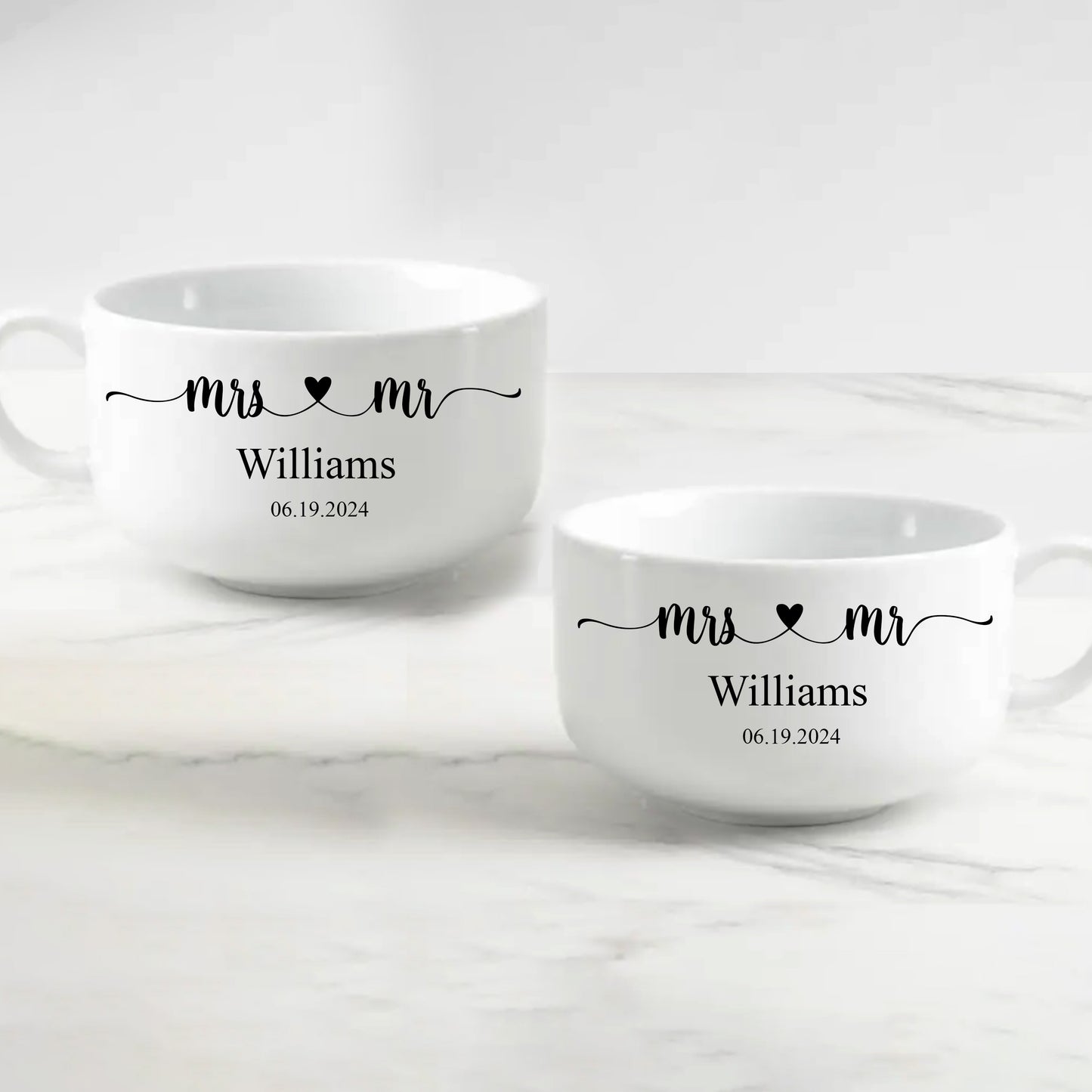 Custom Ice Cream Bowls For Wedding