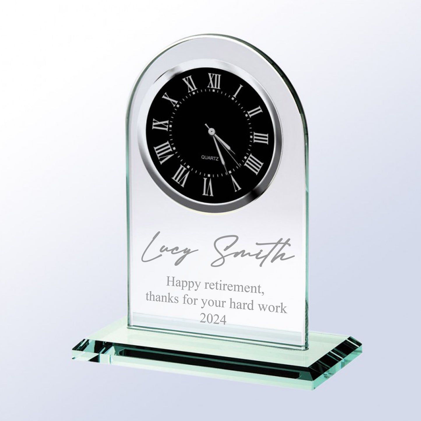 Personalized Award Keepsake Clock
