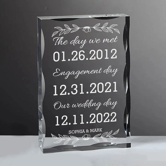 Keepsake Block For Wedding