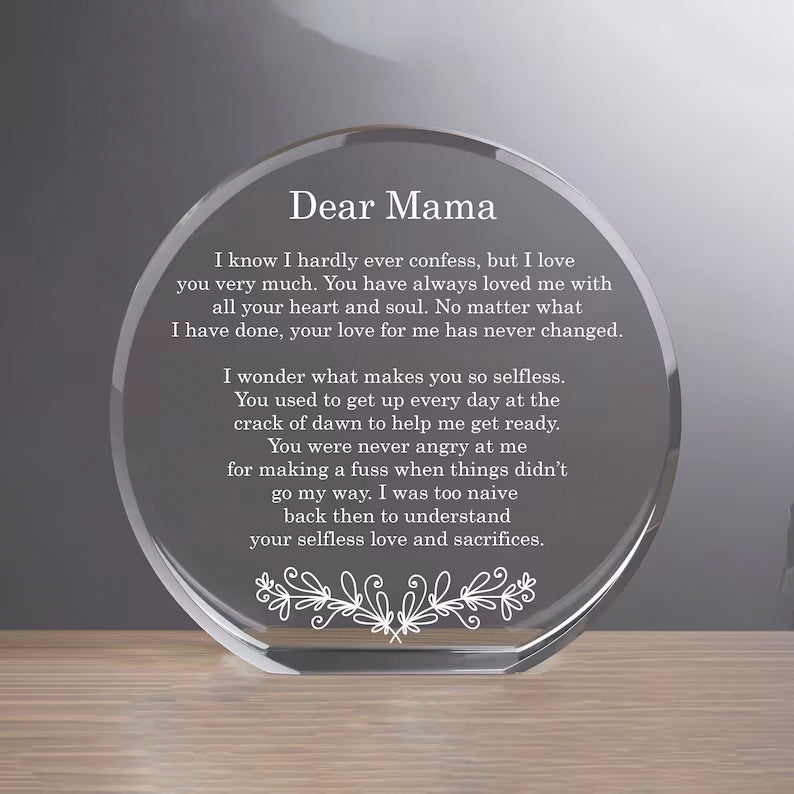 Personalized Message Keepsake Circle