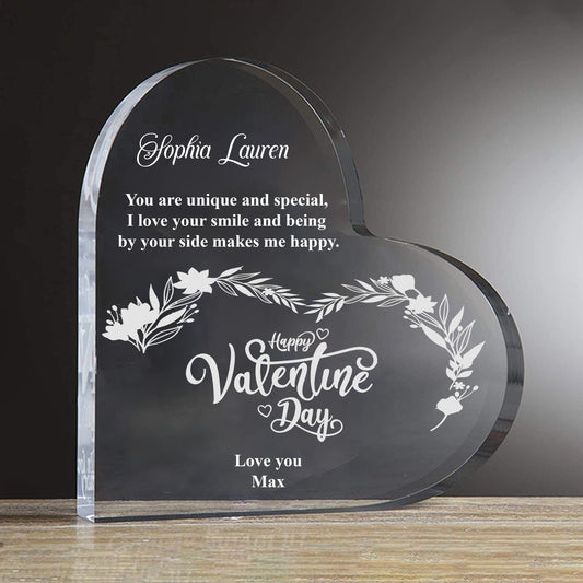 Egraved Personalized Keepsake Heart