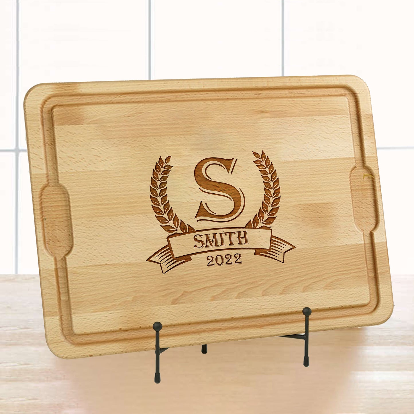 Personalized Initial Cutting Board