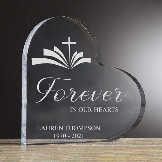Egraved Personalized Keepsake Heart