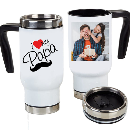 Personalized Photo Travel Mug