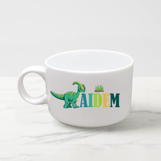 Personalized Dinosaur Small Bowl