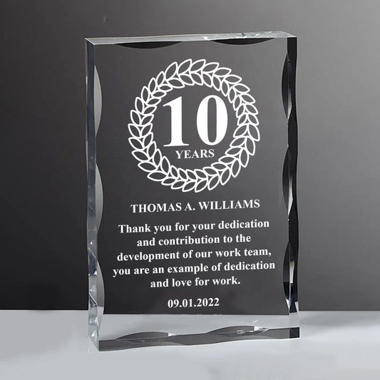 Personalized Award Keepsake Block