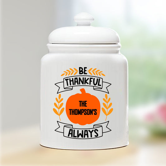 Personalized Thanksgiving Cookie