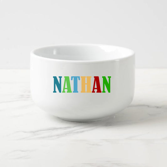 Personalized Popcorn Bowl