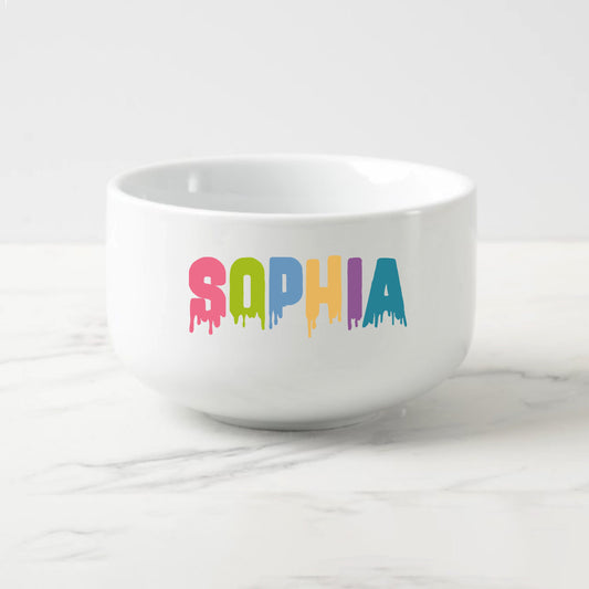 Personalized Ice Cream Bowl
