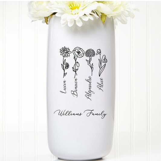 Personalized Flower Vase
