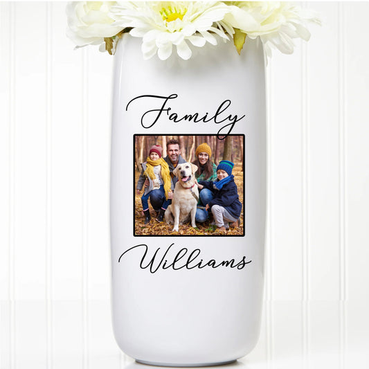 Personalized Your Photo Flower Vase