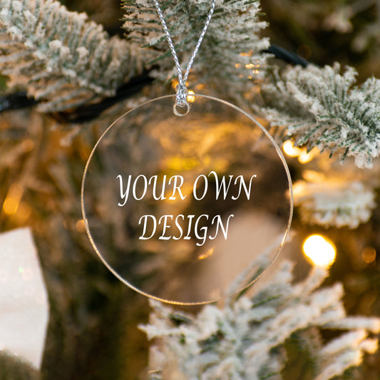 Personalized Your Own Christmas Ornament