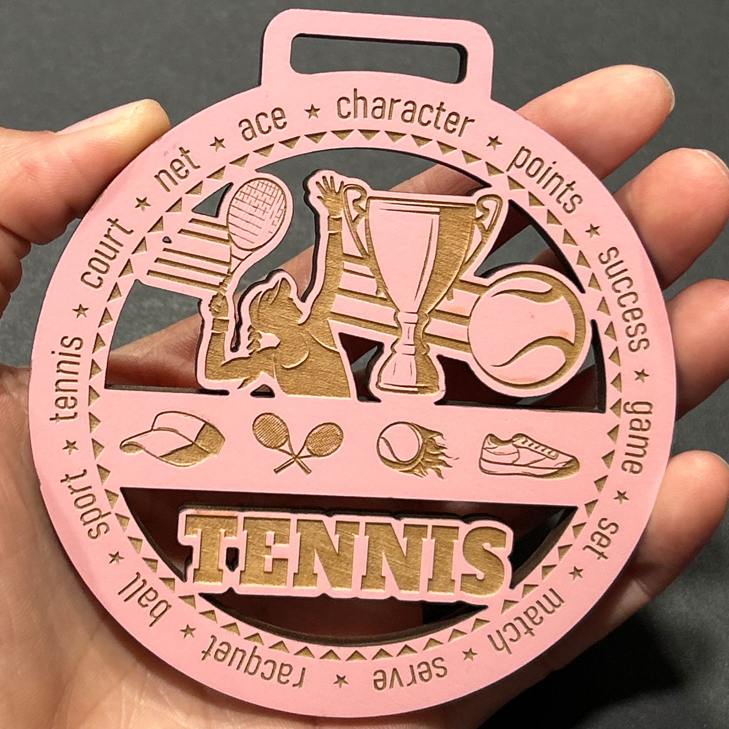 Tennis Christmas Ornament