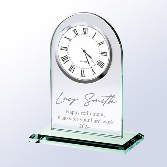 Personalized Award Keepsake Clock