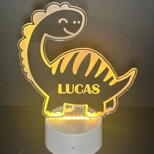 Personalized Night Light Dinosaur for Kids