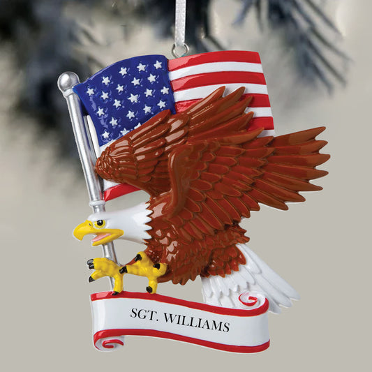 Personalized Patriotic Ornament