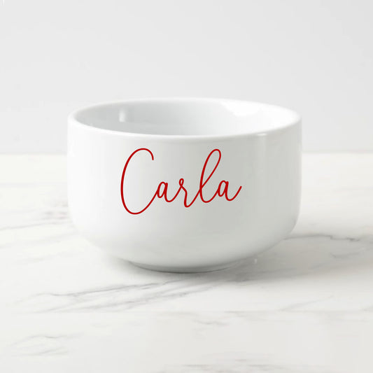 Personalized Name Snack Bowl