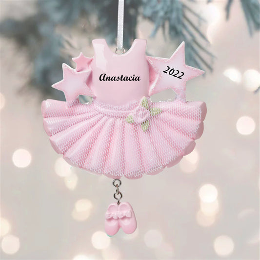 Personalized Ballerina Ornament For Girls