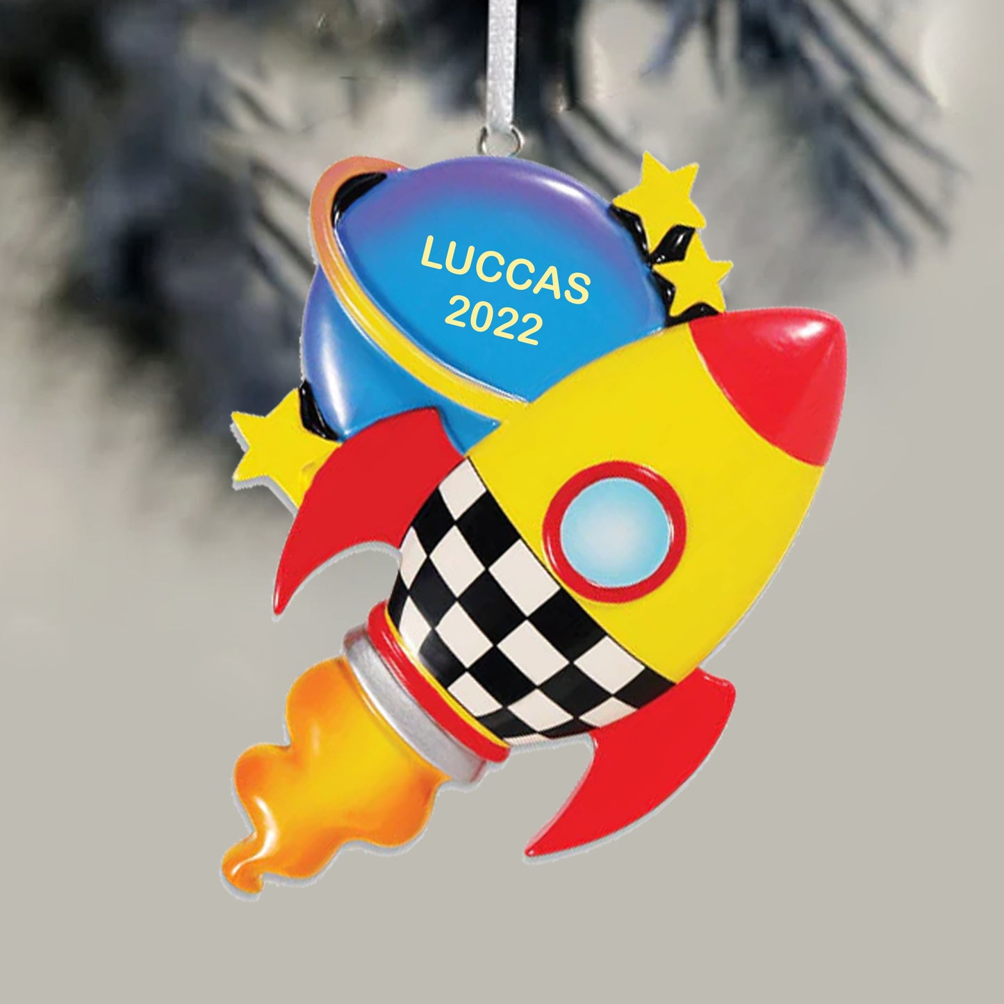 Rocket Personalized Ornaments