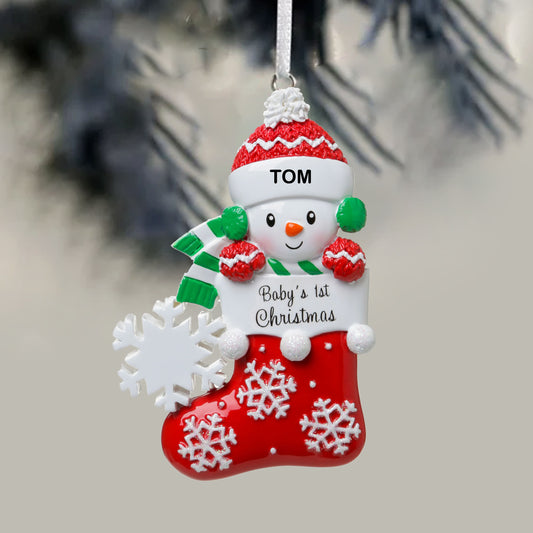 Personalized Babys First Christmas Ornament