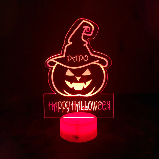 Halloween Personalized LED Night Light for Kids