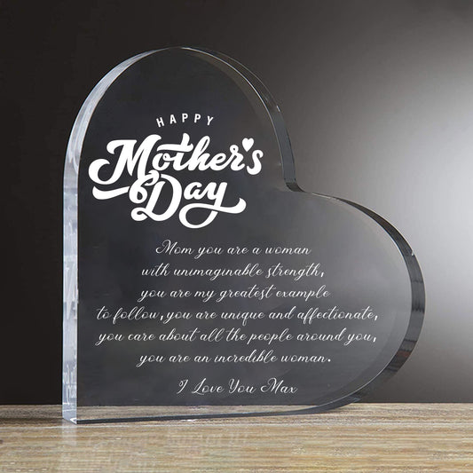 Egraved Personalized Keepsake Heart