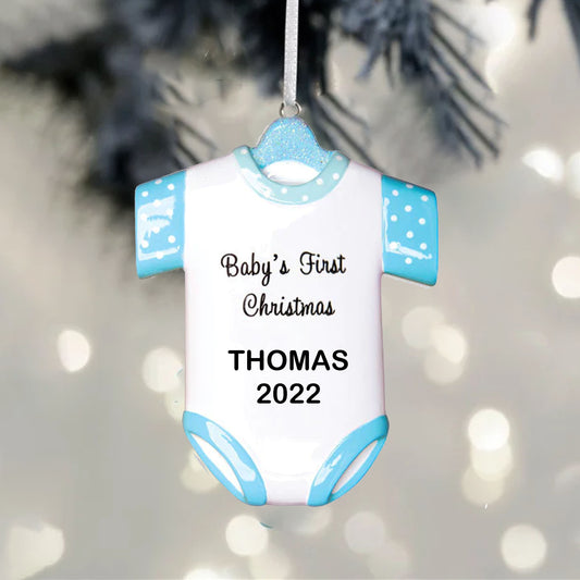 Personalized Baby's First Christmas Ornament