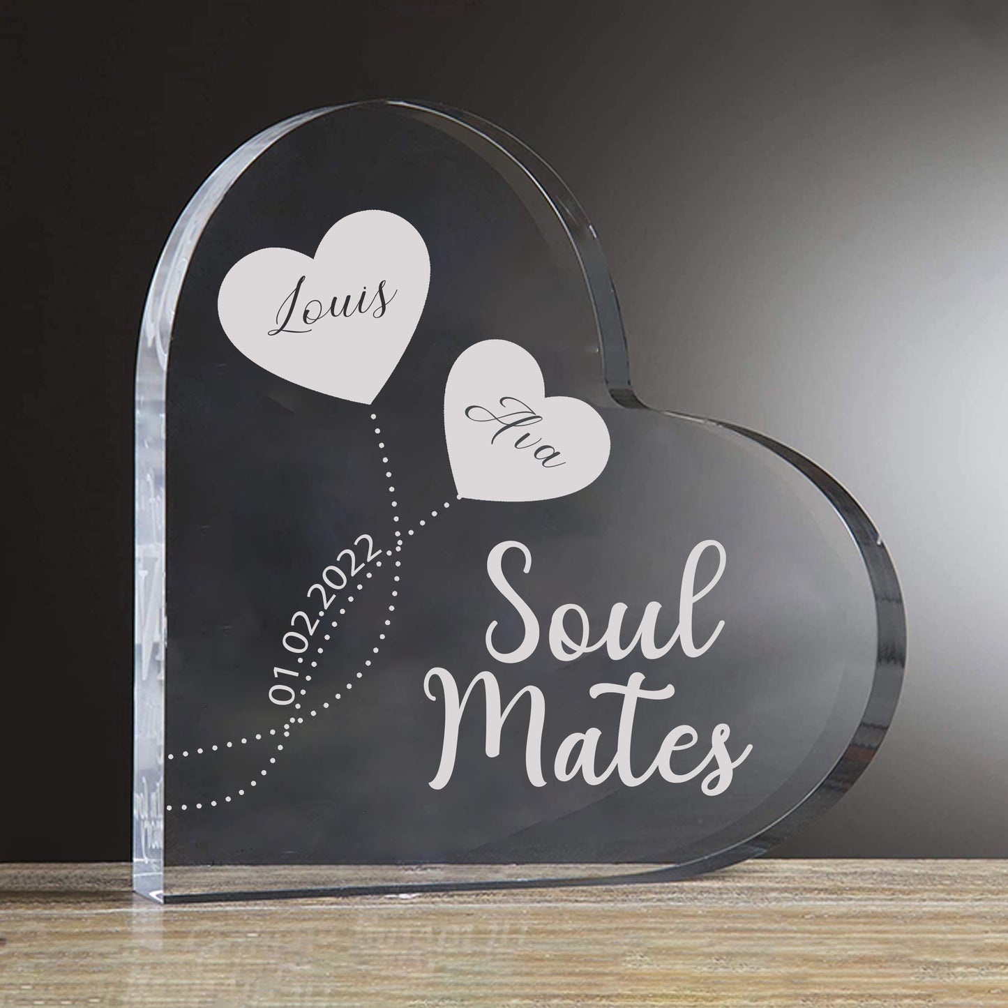 Egraved Personalized Keepsake Heart