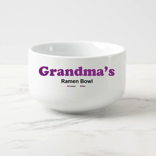 Grandma's Personalized Bowl