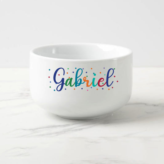 Personalized Name Cereal Bowl