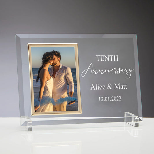 Glass Anniversary Frame