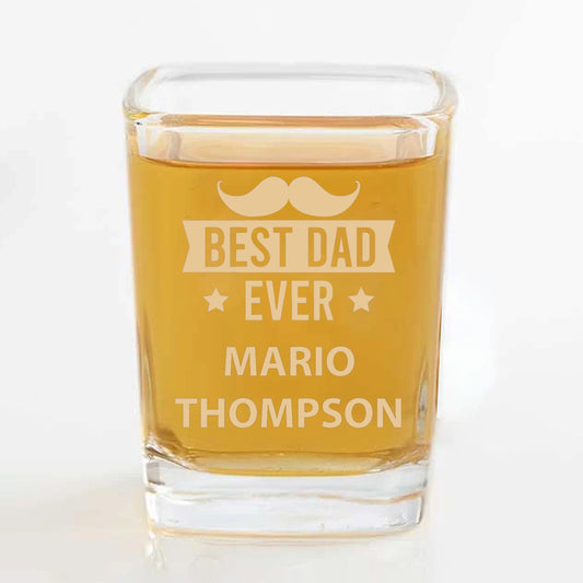 Personalized Shot Glass for Dad
