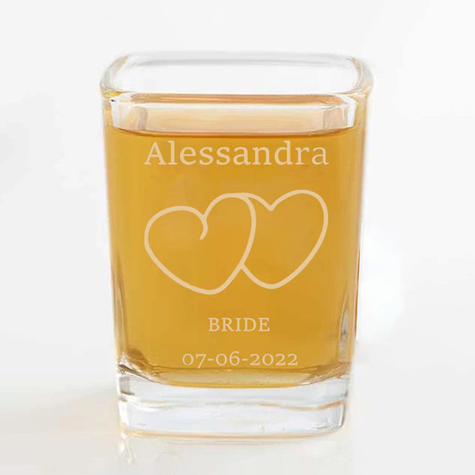 Personalized Wedding Shot Glasses