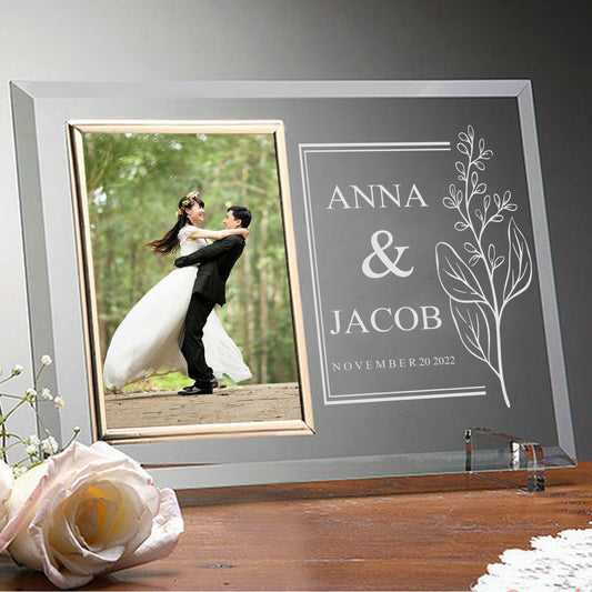 Engraved Personalized Wedding Frame