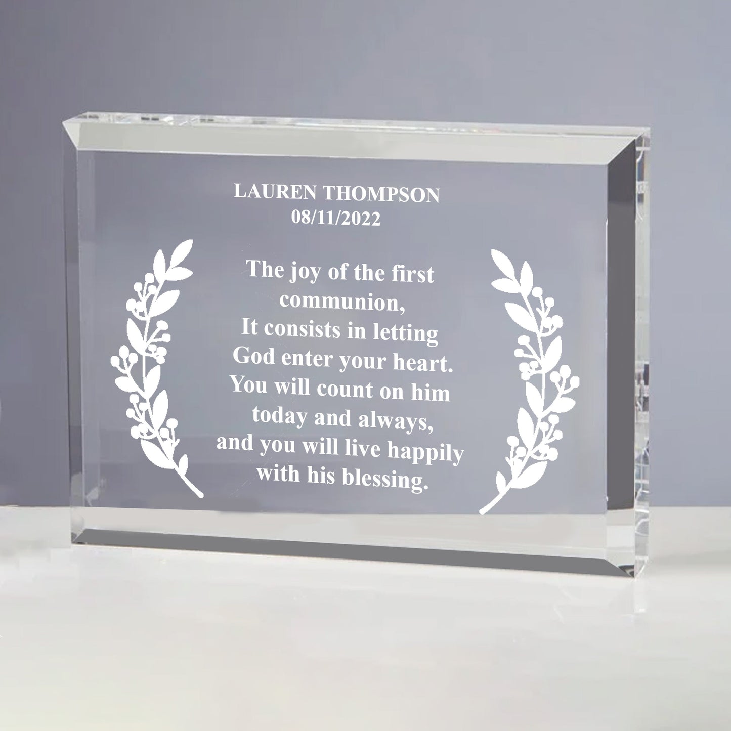 Personalized Keepsake Block